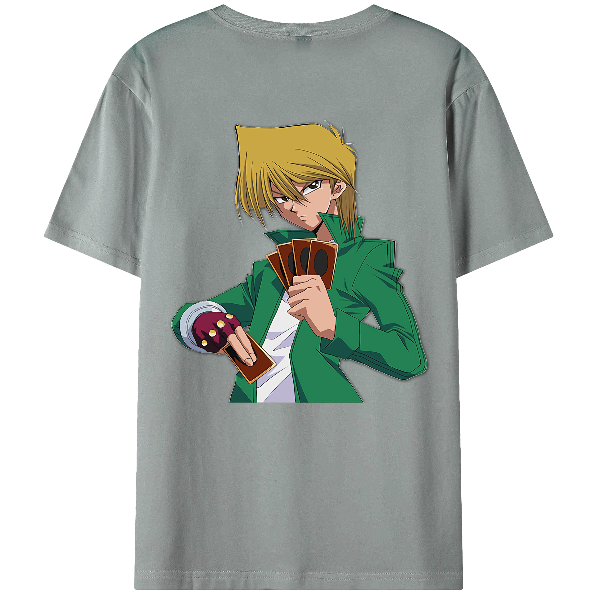 （画像用） 遊☆戯☆王 Yu-Gi-Oh! 綿100％ メンズ半袖Tシャツ（バックプリント） 通気性